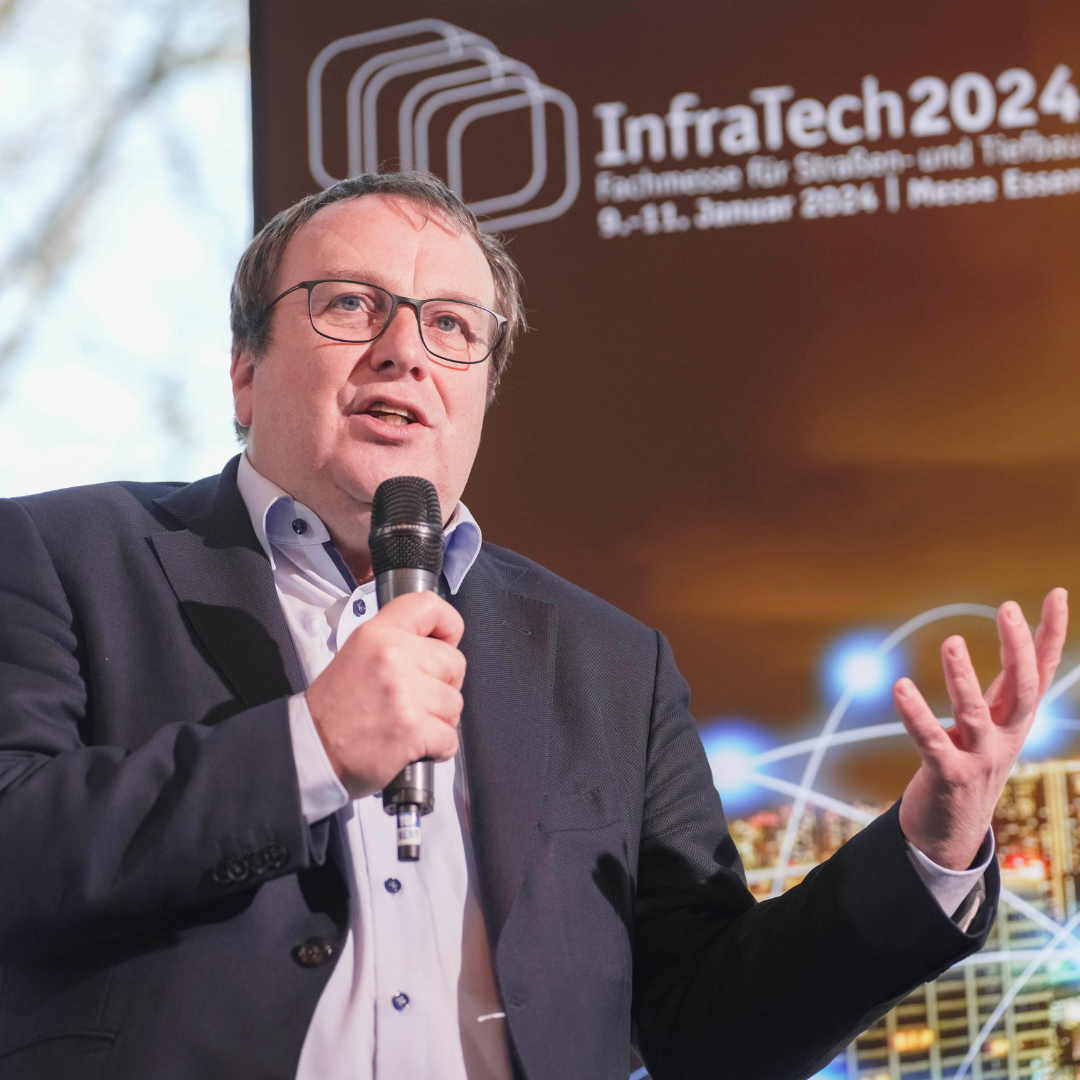Verkehrsminister Krischer eröffnete 6. InfraTech-Messe in Essen